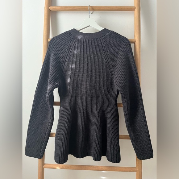 Zara fitted waist knit cardigan - Khaite style - Picture 6 of 12